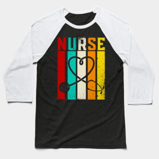 Nurse Retro Baseball T-Shirt